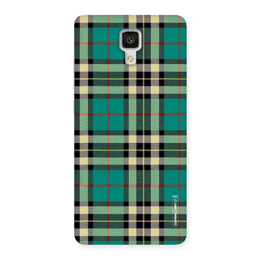Green Check Back Case for Xiaomi Mi 4