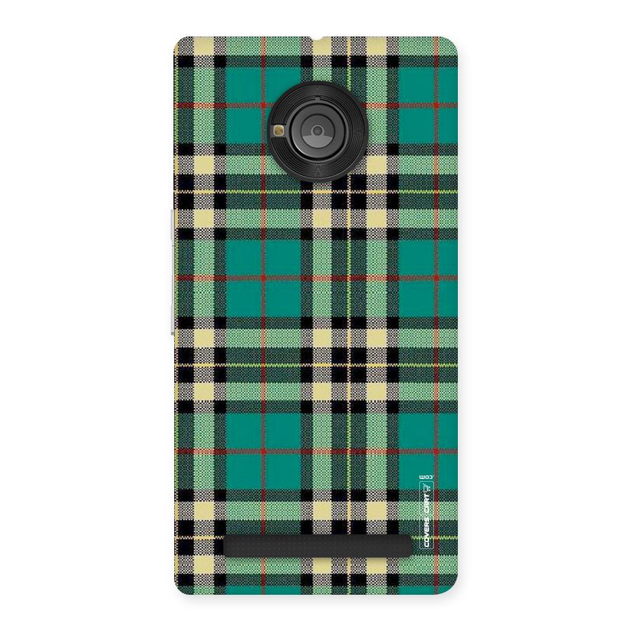 Green Check Back Case for Yu Yuphoria