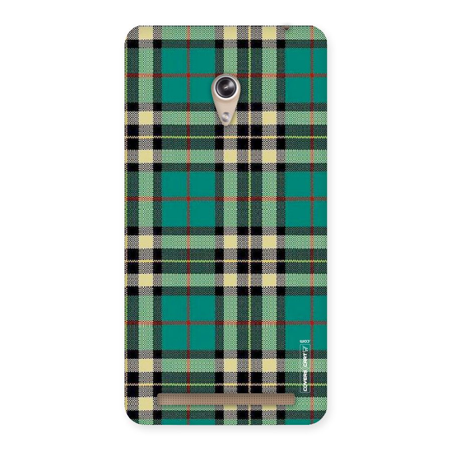 Green Check Back Case for Zenfone 6