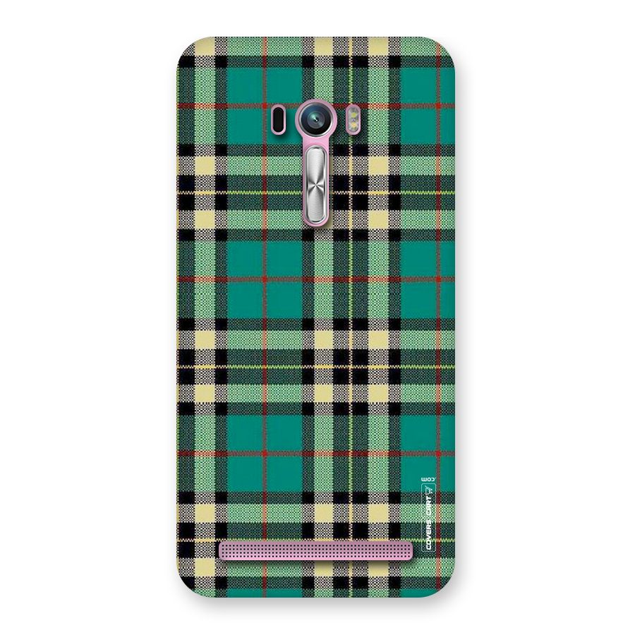 Green Check Back Case for Zenfone Selfie