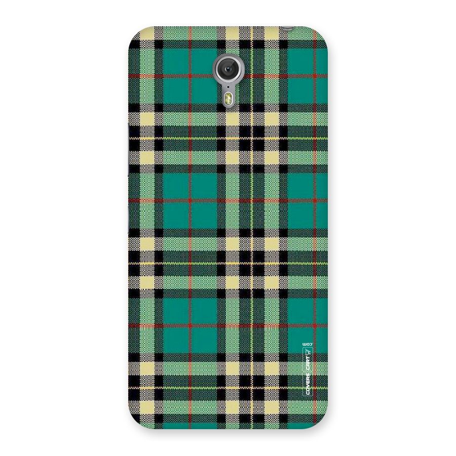 Green Check Back Case for Zuk Z1