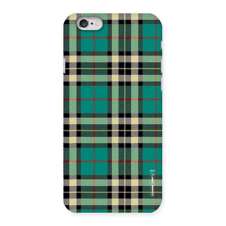Green Check Back Case for iPhone 6 6S