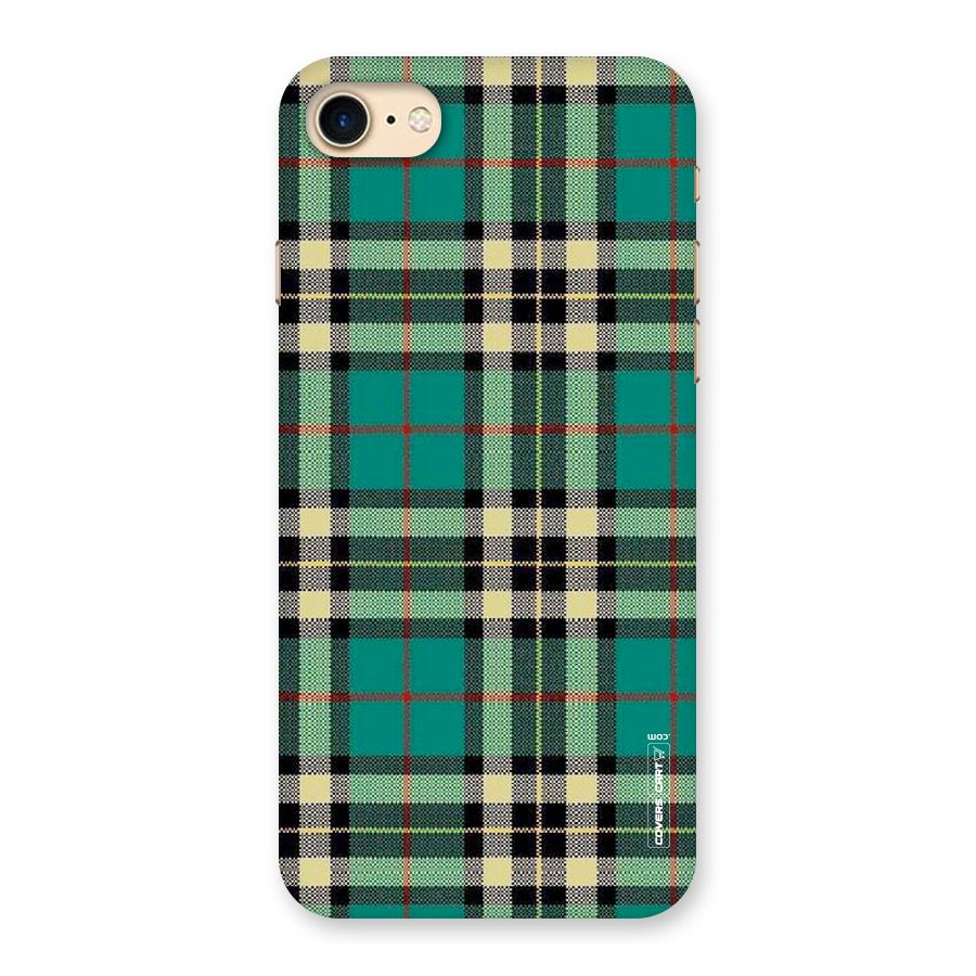 Green Check Back Case for iPhone 7