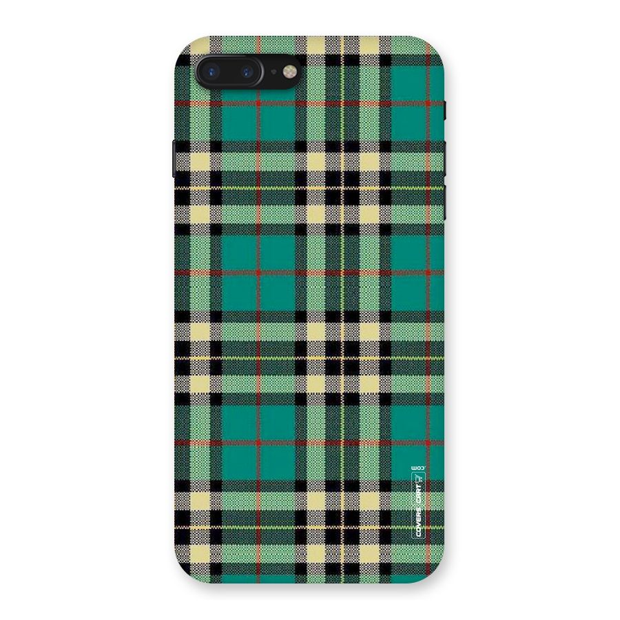 Green Check Back Case for iPhone 7 Plus