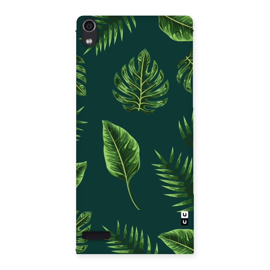 Green Leafs Back Case for Ascend P6