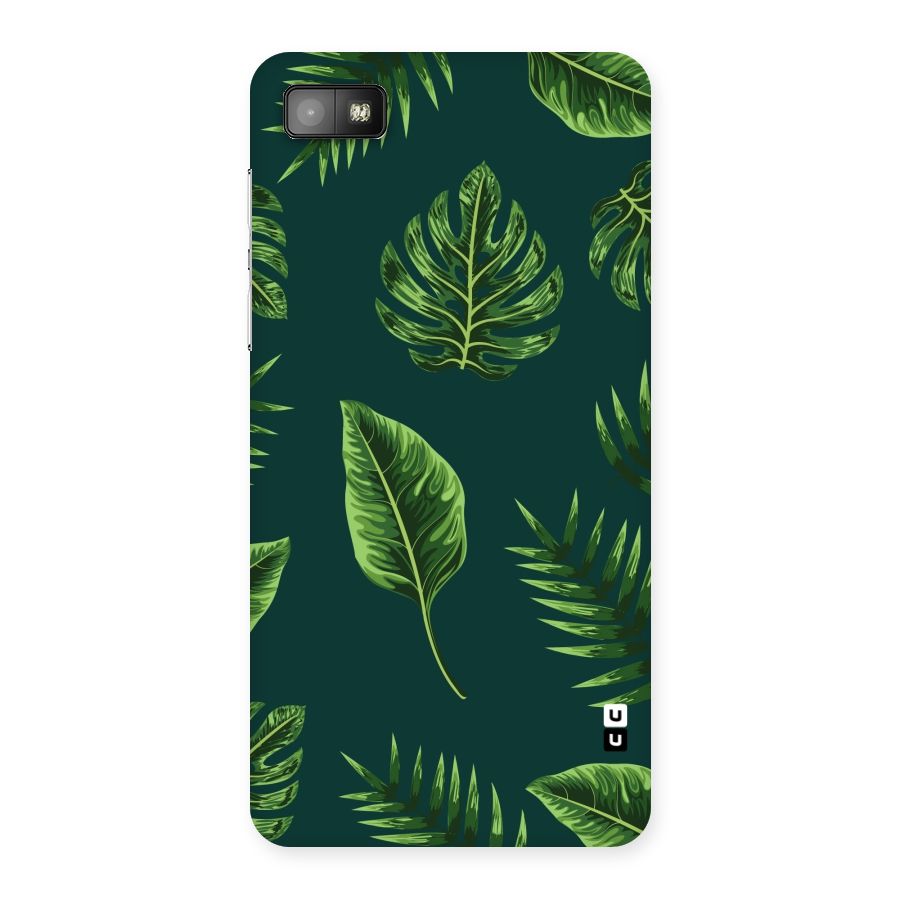 Green Leafs Back Case for Blackberry Z10