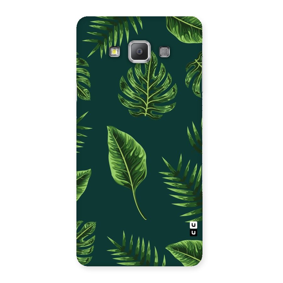 Green Leafs Back Case for Galaxy A7