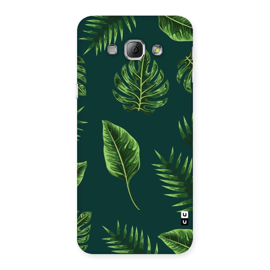 Green Leafs Back Case for Galaxy A8