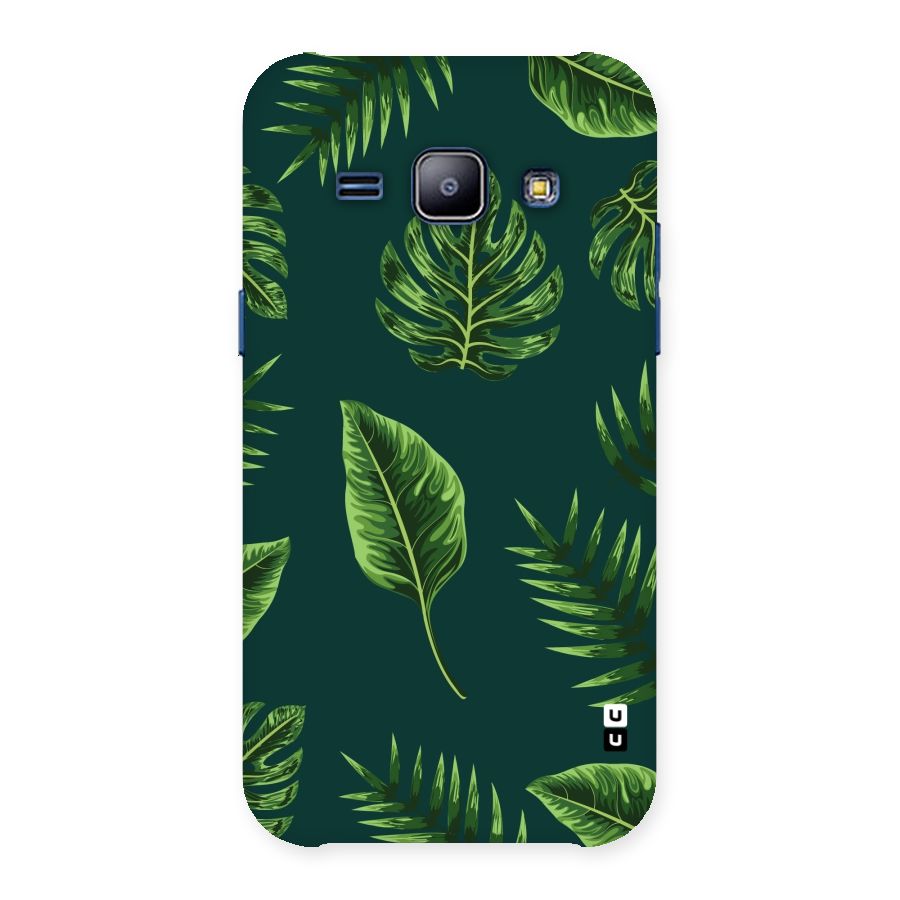 Green Leafs Back Case for Galaxy J1