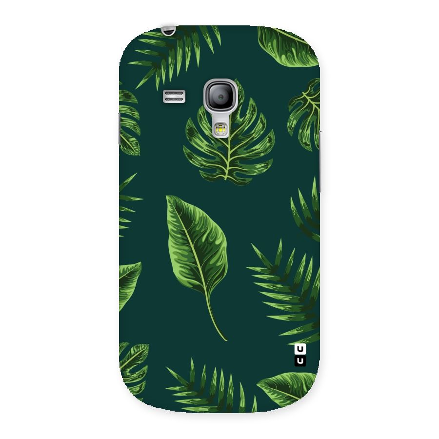 Green Leafs Back Case for Galaxy S3 Mini