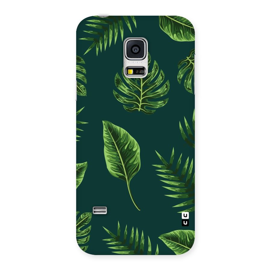 Green Leafs Back Case for Galaxy S5 Mini
