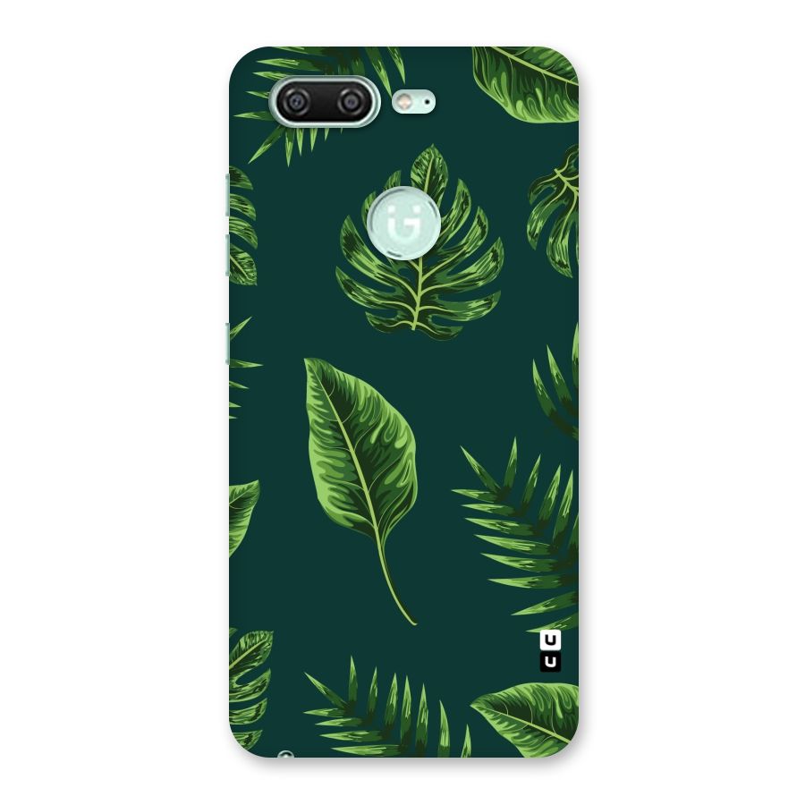 Green Leafs Back Case for Gionee S10