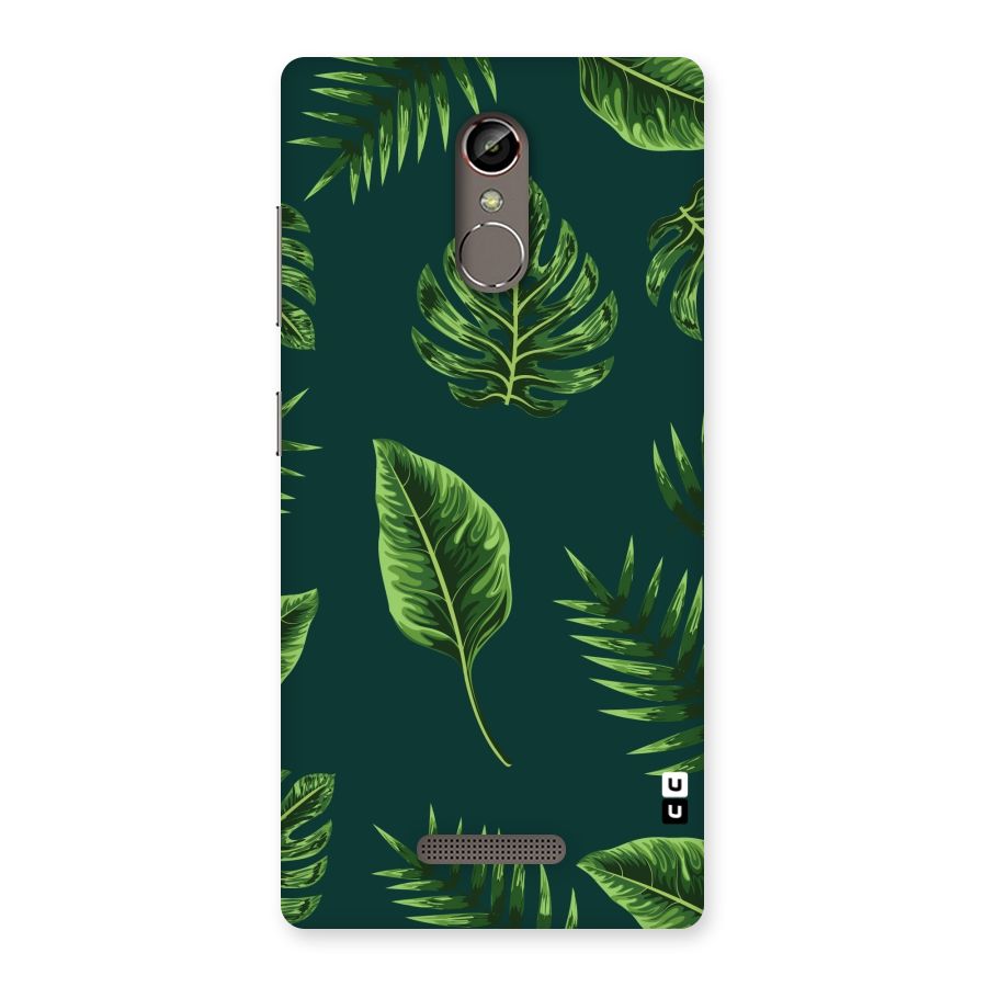 Green Leafs Back Case for Gionee S6s