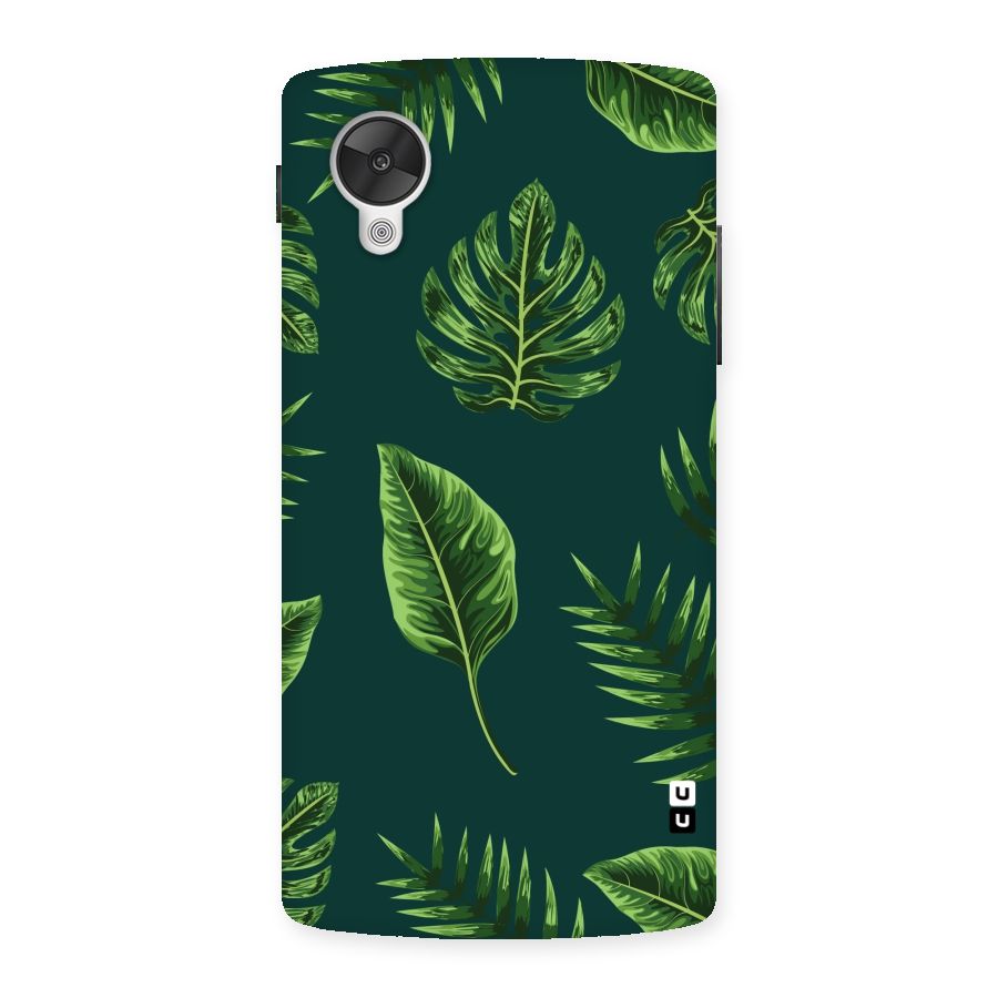Green Leafs Back Case for Google Nexsus 5