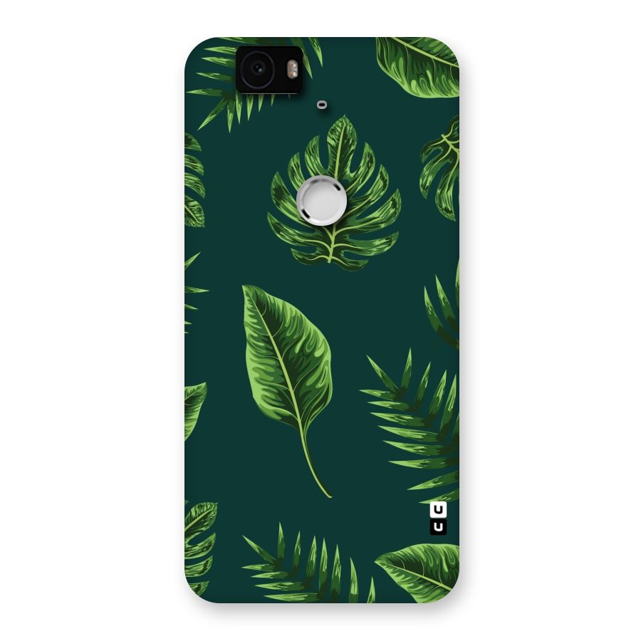 Green Leafs Back Case for Google Nexus-6P