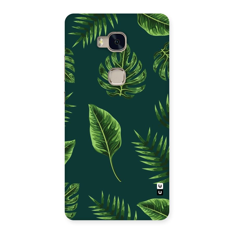 Green Leafs Back Case for Huawei Honor 5X