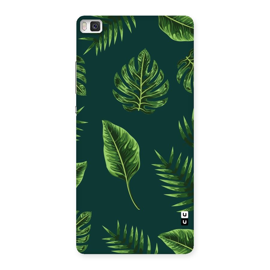 Green Leafs Back Case for Huawei P8