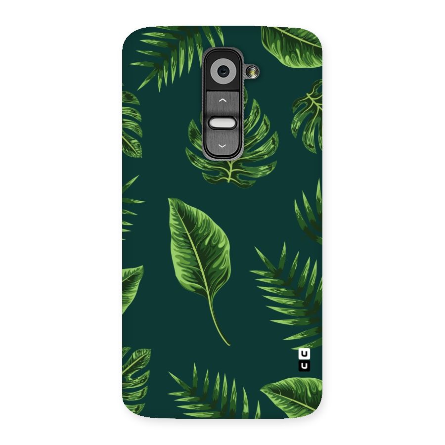 Green Leafs Back Case for LG G2