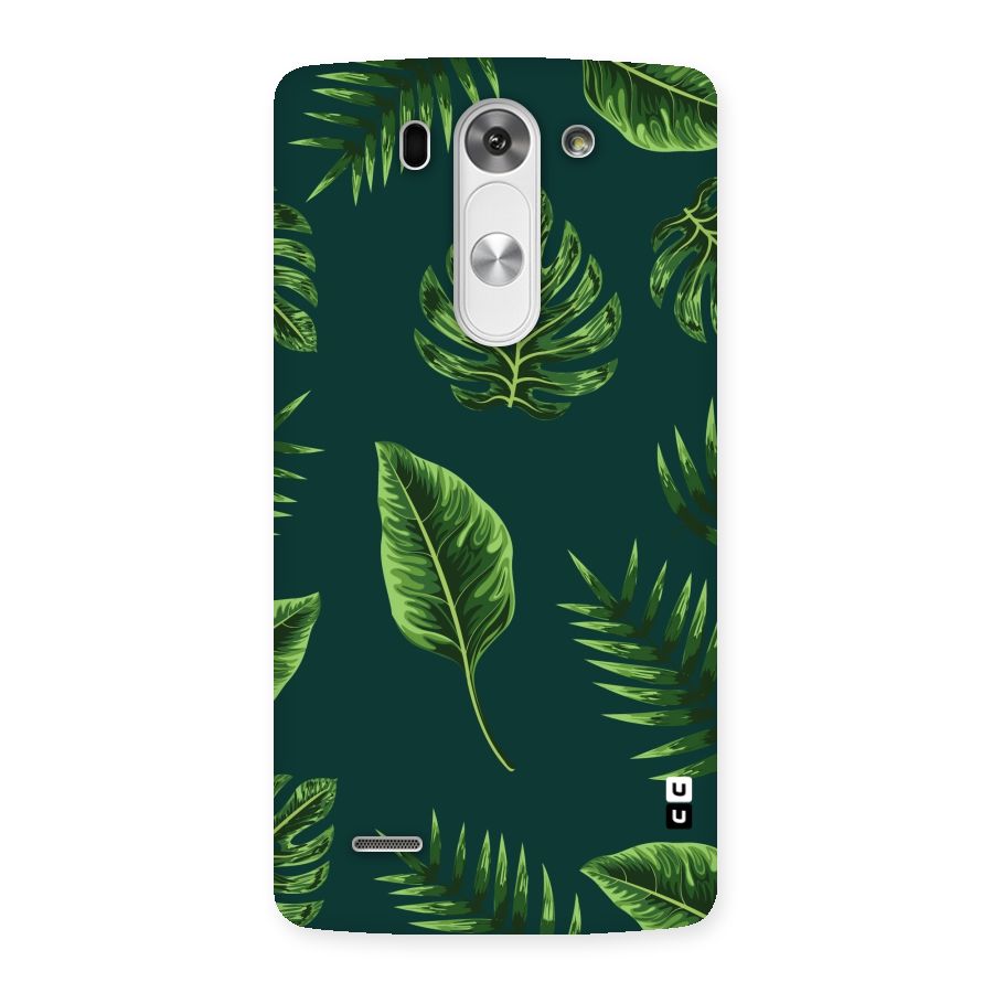 Green Leafs Back Case for LG G3 Mini