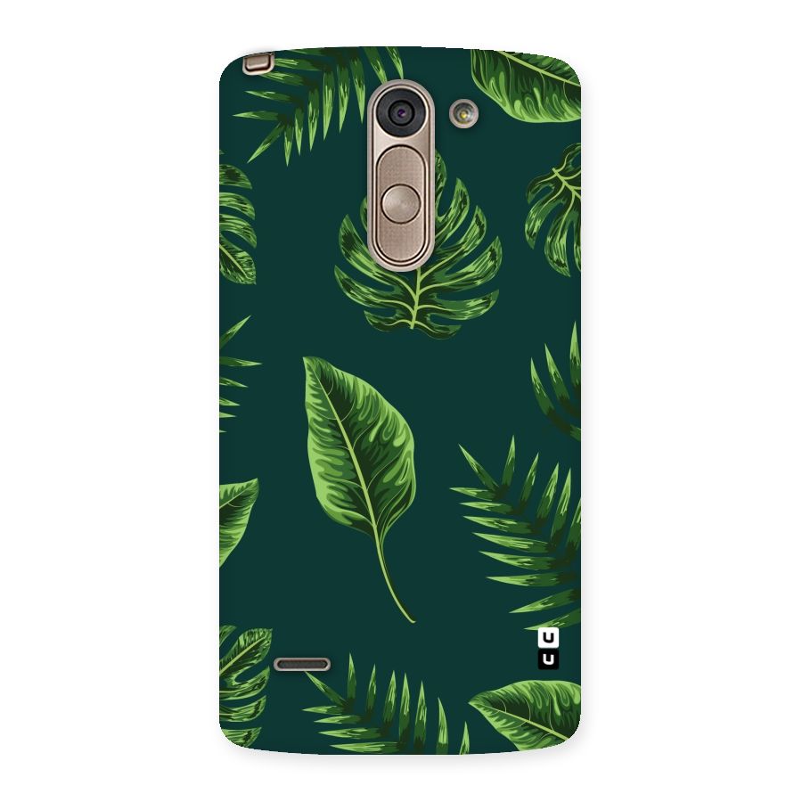 Green Leafs Back Case for LG G3 Stylus