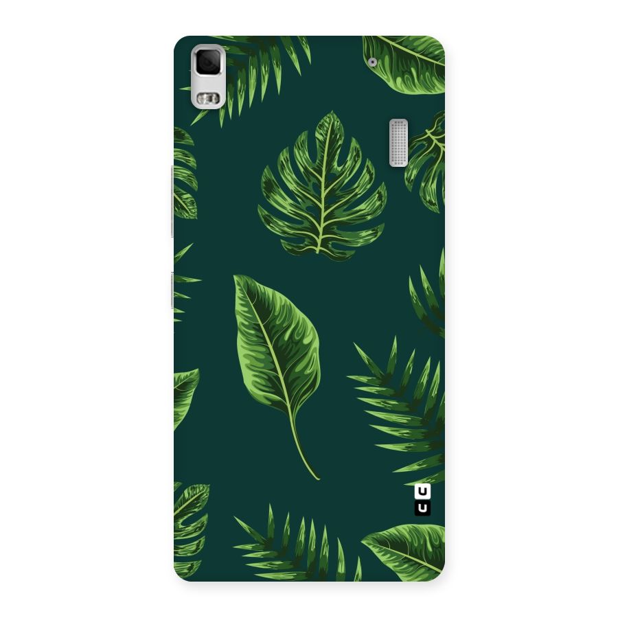 Green Leafs Back Case for Lenovo K3 Note