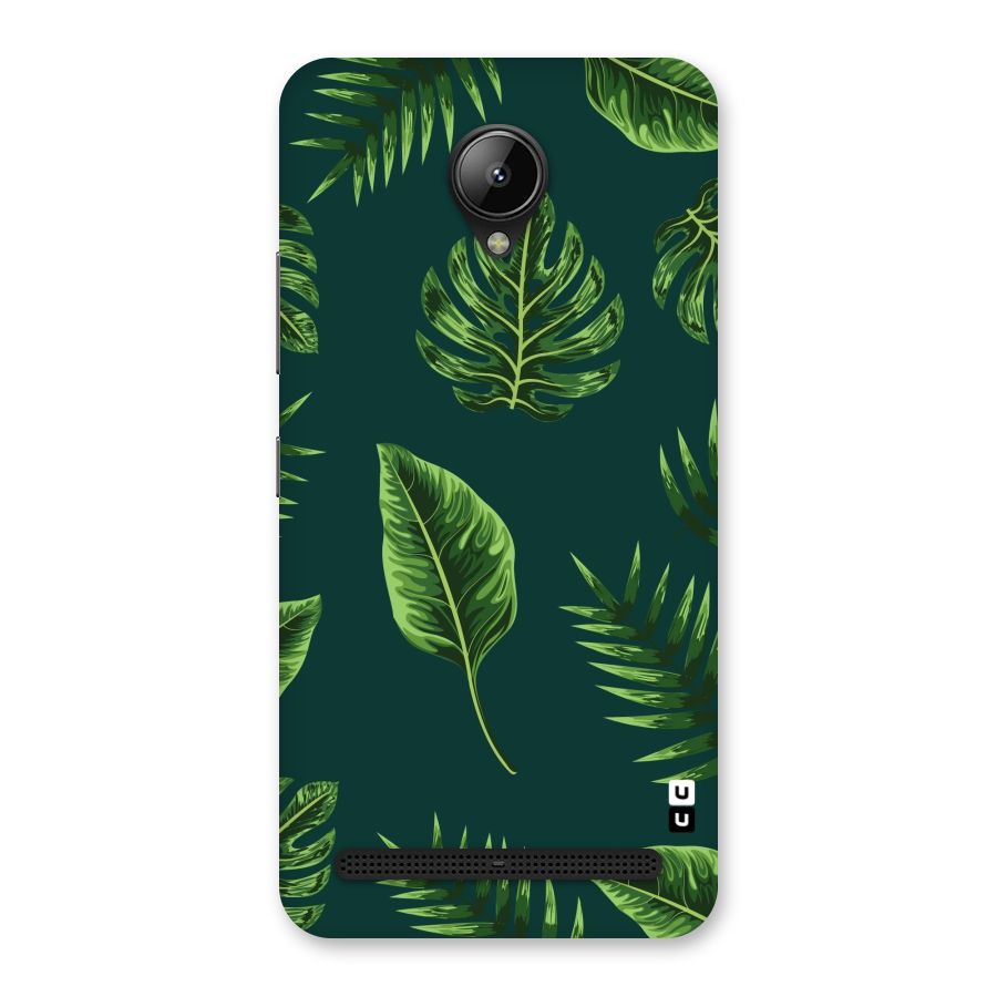 Green Leafs Back Case for Lenovo C2