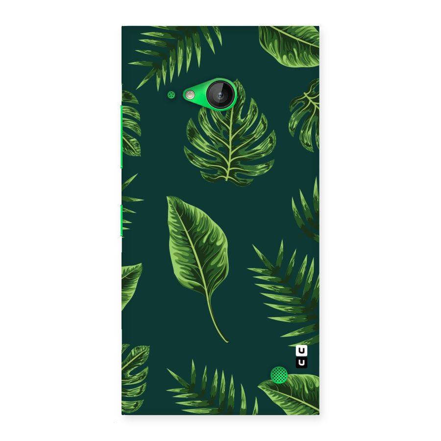 Green Leafs Back Case for Lumia 730