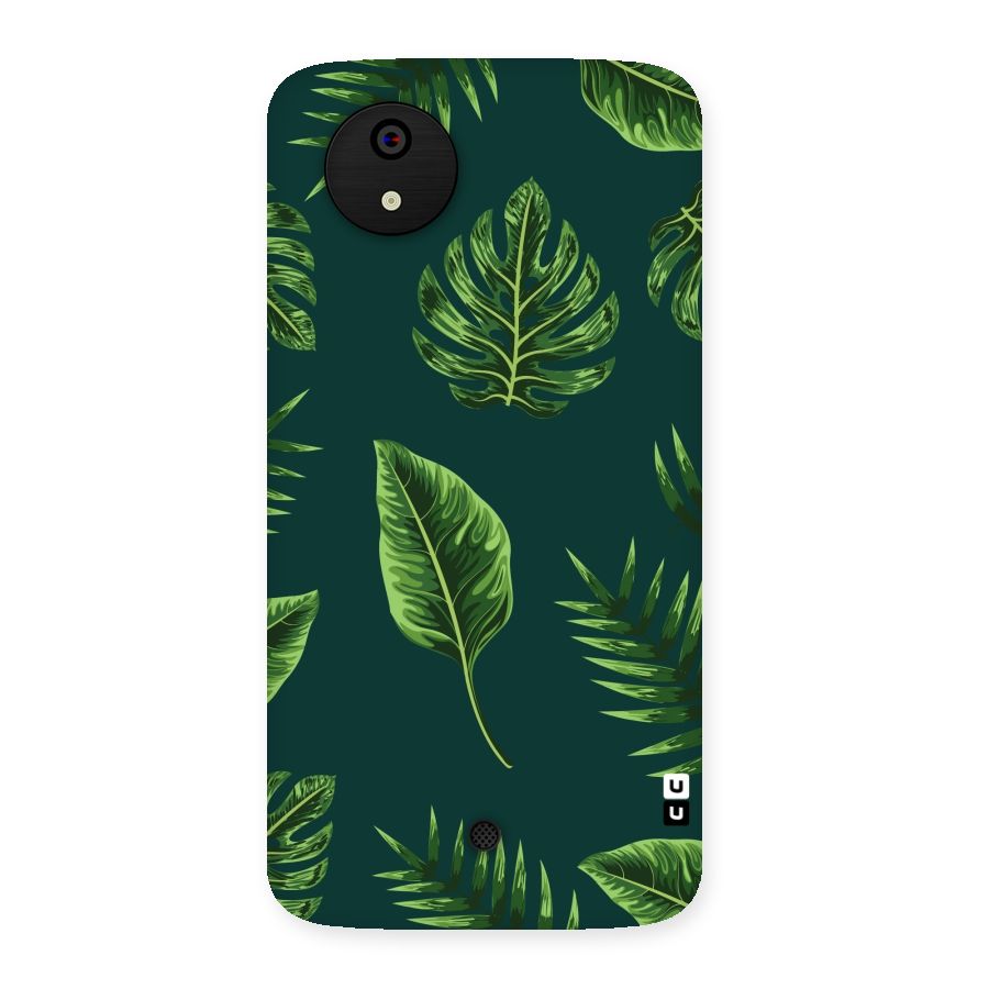 Green Leafs Back Case for Micromax Canvas A1
