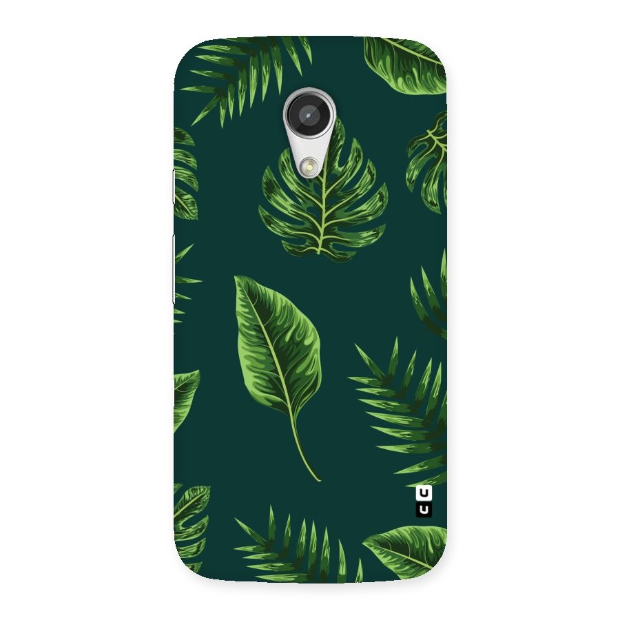 Green Leafs Back Case for Moto G 2nd Gen