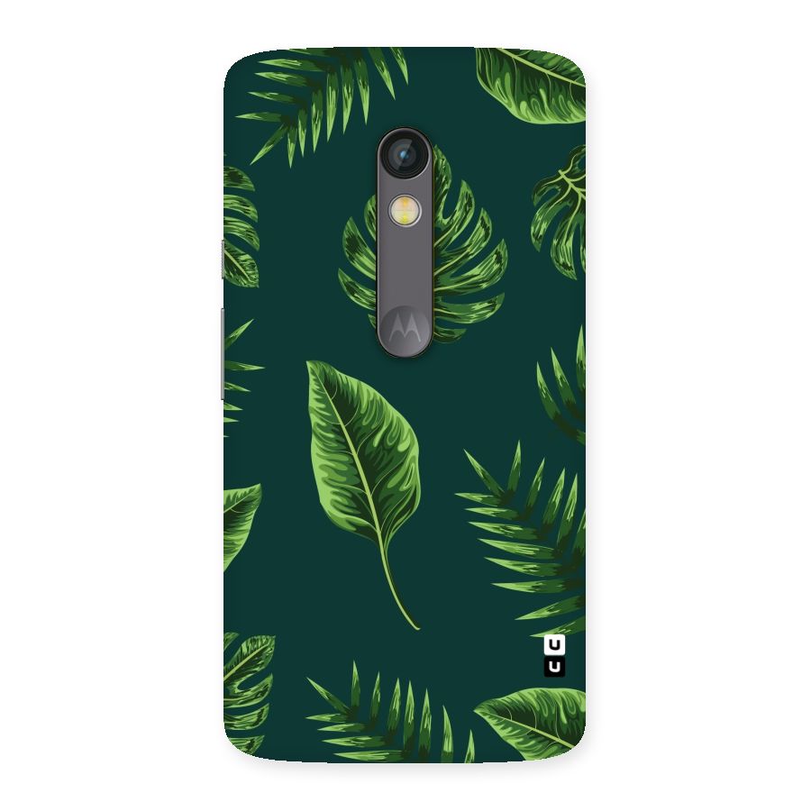 Green Leafs Back Case for Moto X Play