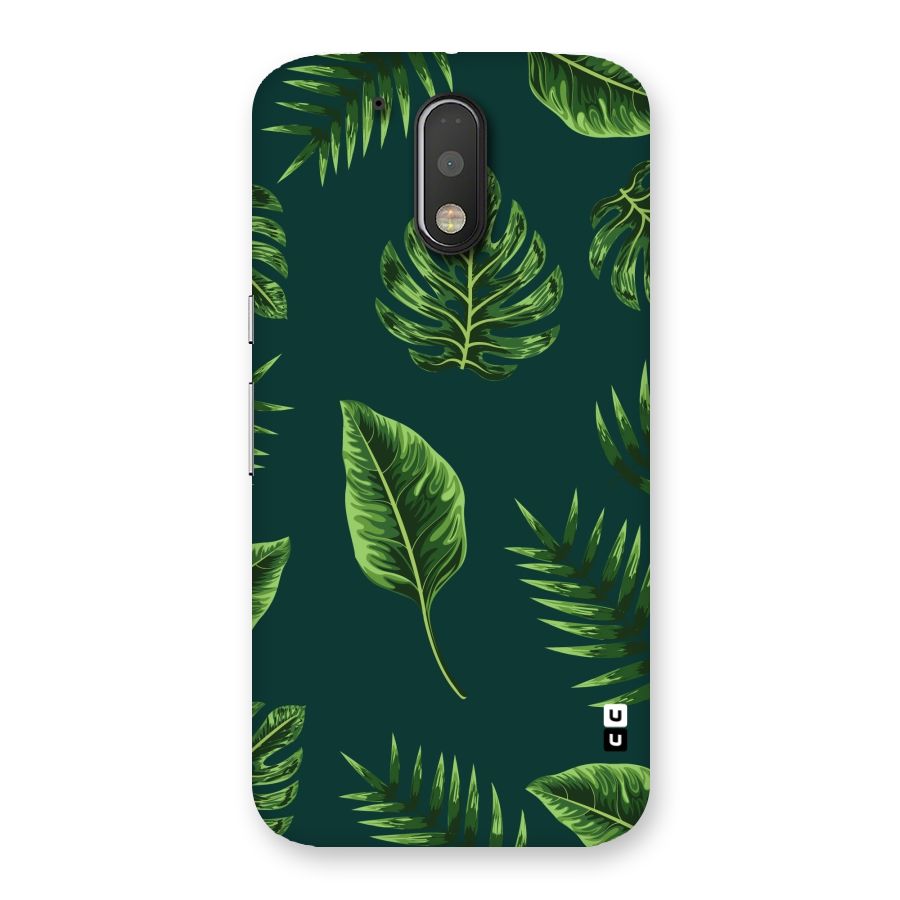 Green Leafs Back Case for Motorola Moto G4