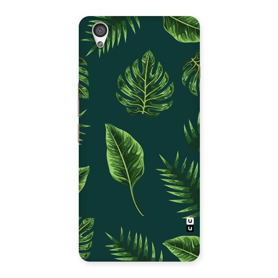 Green Leafs Back Case for OnePlus X