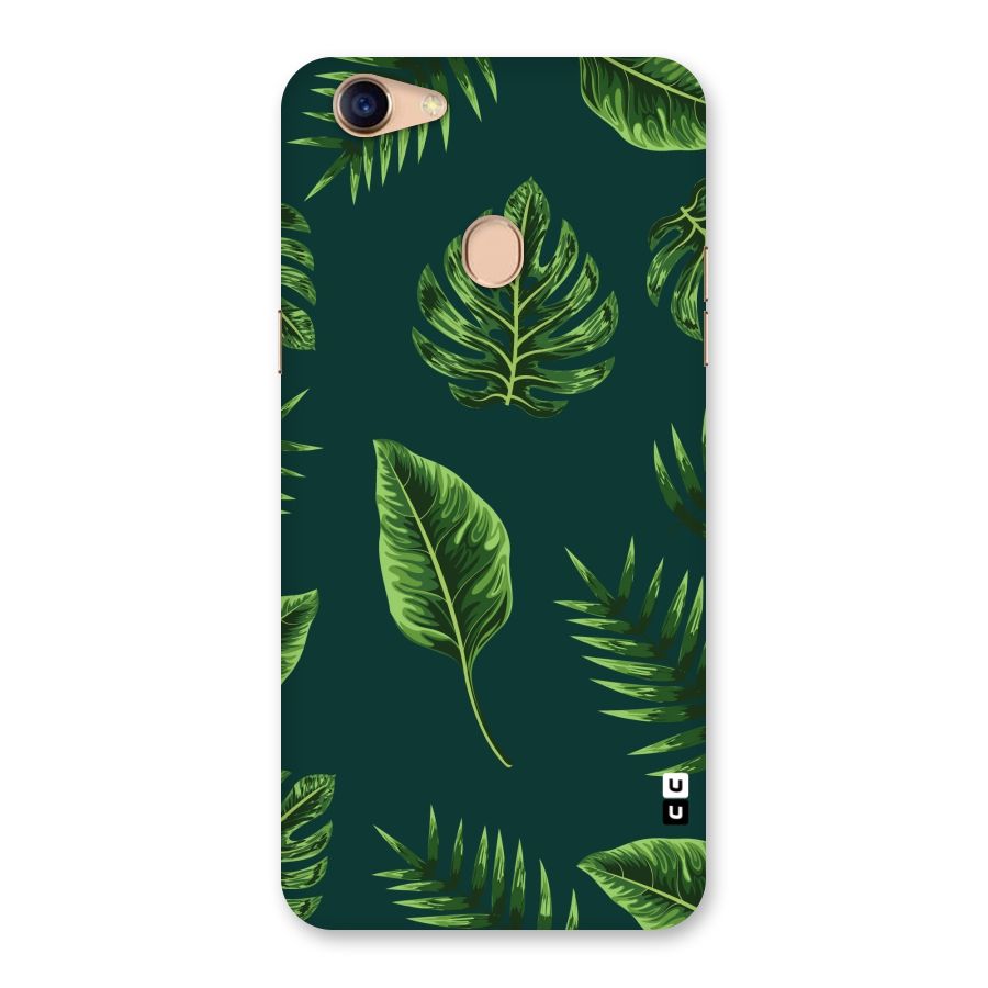 Green Leafs Back Case for Oppo F5