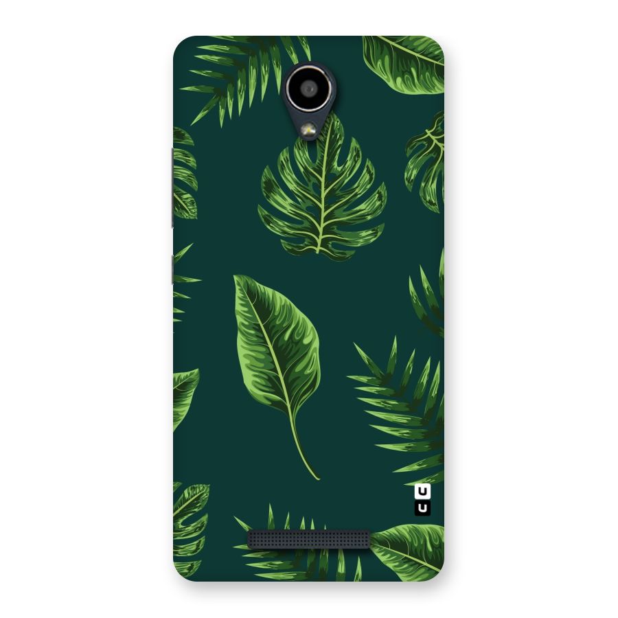 Green Leafs Back Case for Redmi Note 2