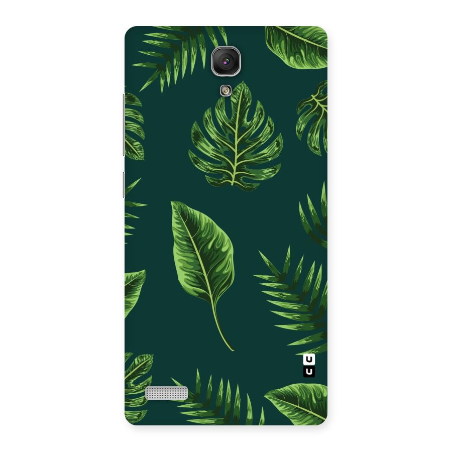 Green Leafs Back Case for Redmi Note Prime