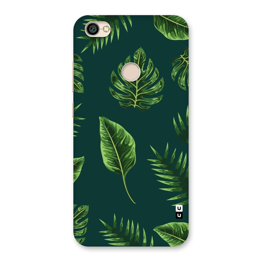 Green Leafs Back Case for Redmi Y1 2017