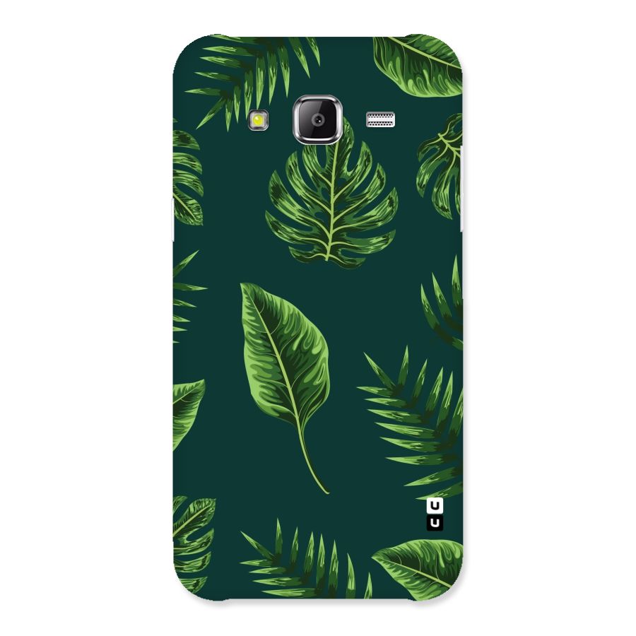 Green Leafs Back Case for Samsung Galaxy J2 Prime
