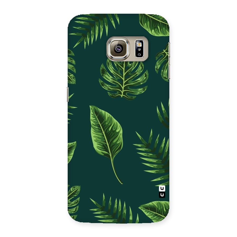 Green Leafs Back Case for Samsung Galaxy S6 Edge