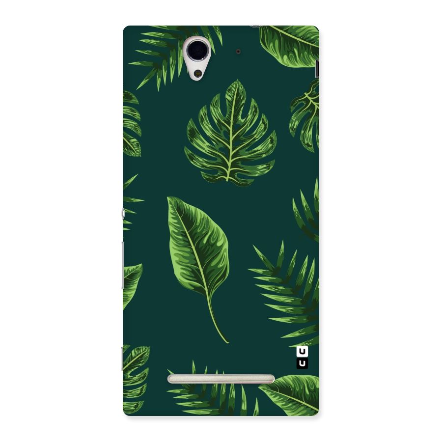 Green Leafs Back Case for Sony Xperia C3