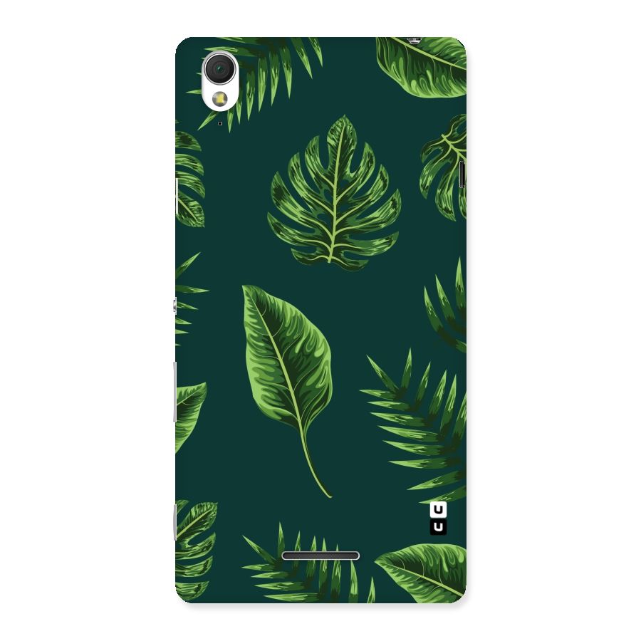 Green Leafs Back Case for Sony Xperia T3