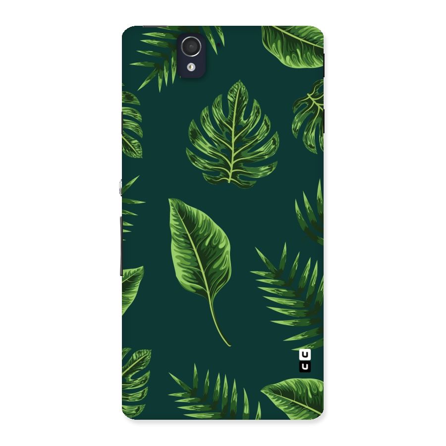 Green Leafs Back Case for Sony Xperia Z