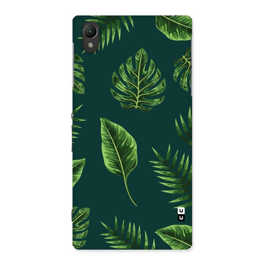 Green Leafs Back Case for Sony Xperia Z1