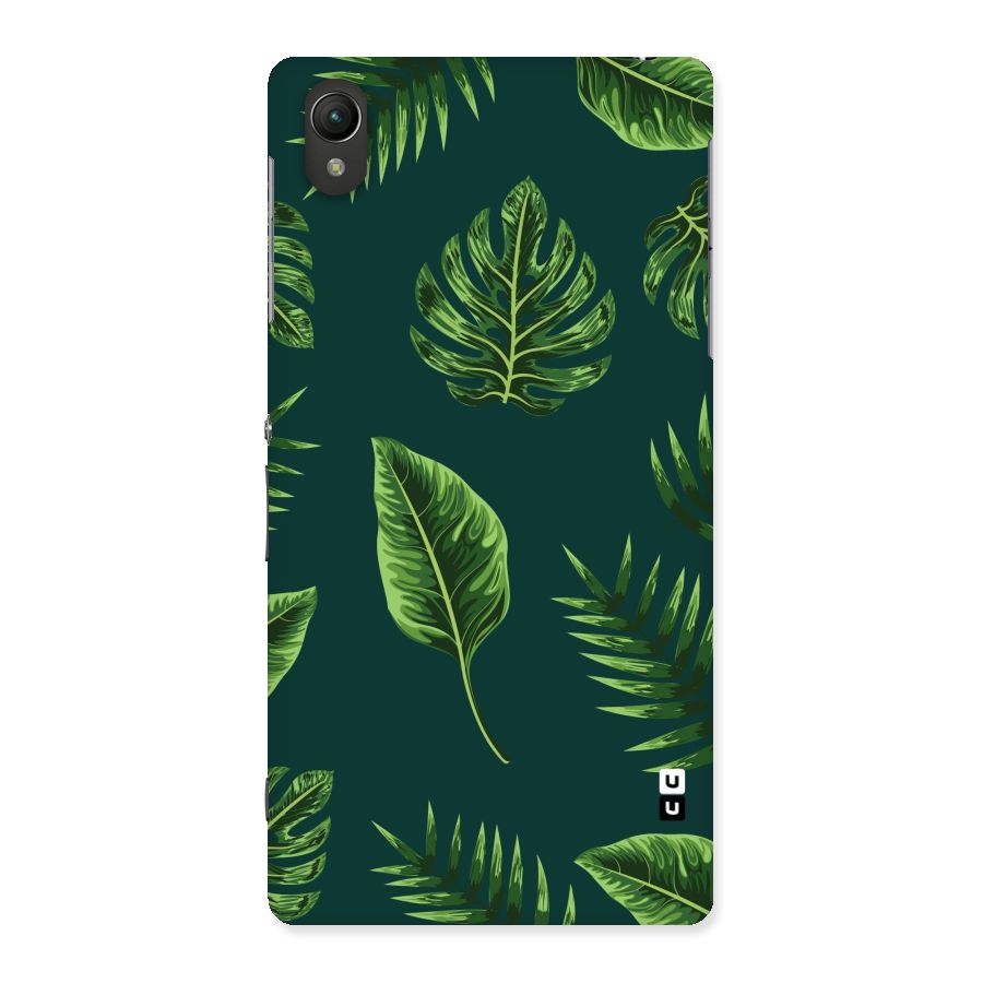 Green Leafs Back Case for Sony Xperia Z2