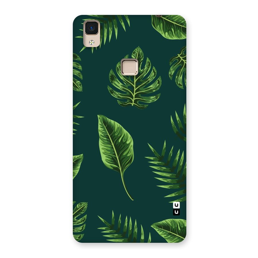 Green Leafs Back Case for V3 Max