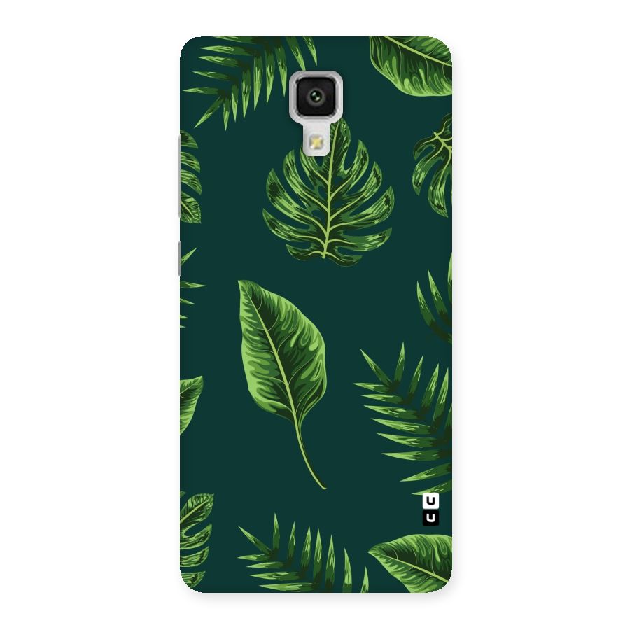 Green Leafs Back Case for Xiaomi Mi 4