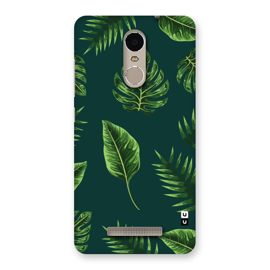 Green Leafs Back Case for Xiaomi Redmi Note 3