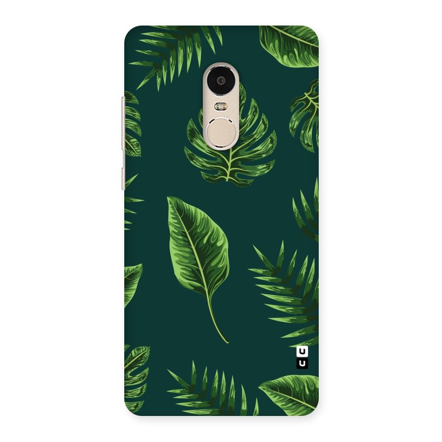 Green Leafs Back Case for Xiaomi Redmi Note 4