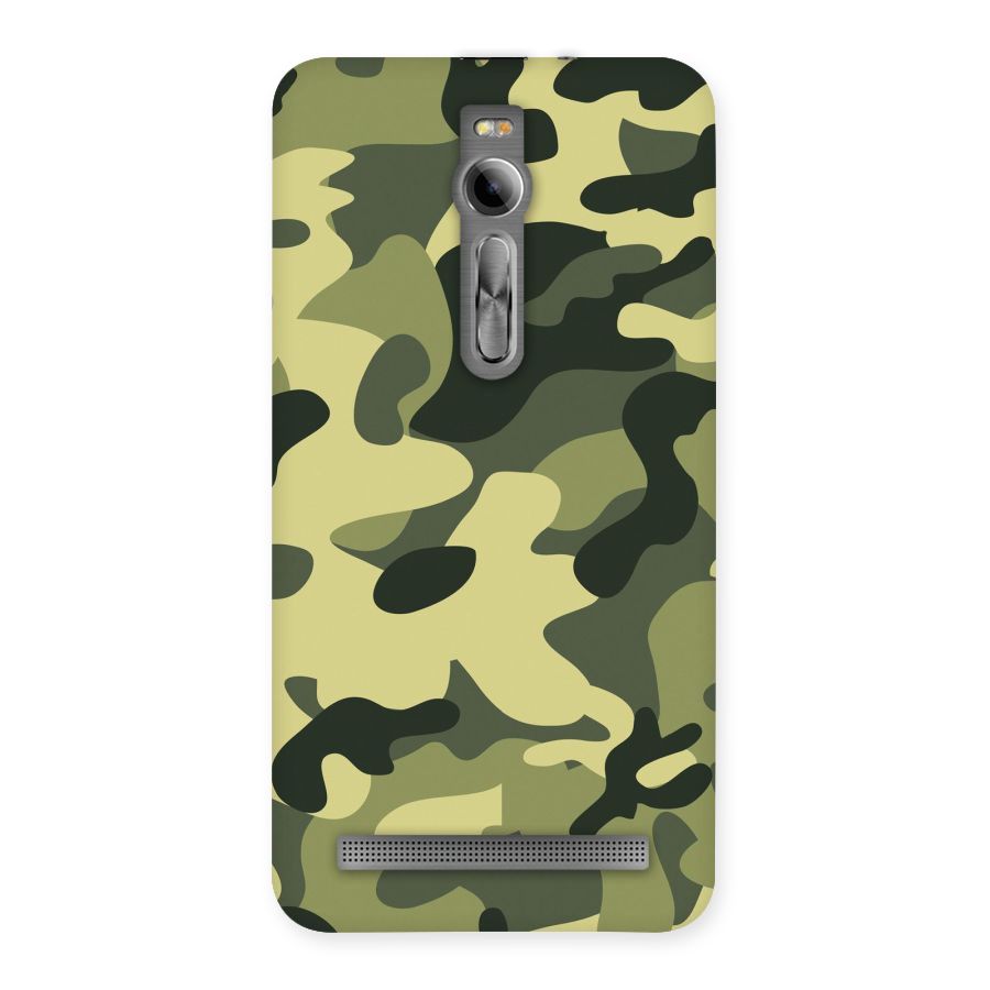 Green Military Pattern Back Case for Asus Zenfone 2