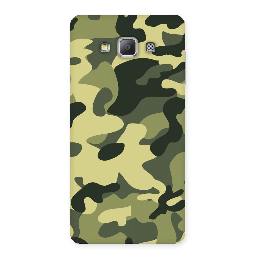 Green Military Pattern Back Case for Galaxy A7