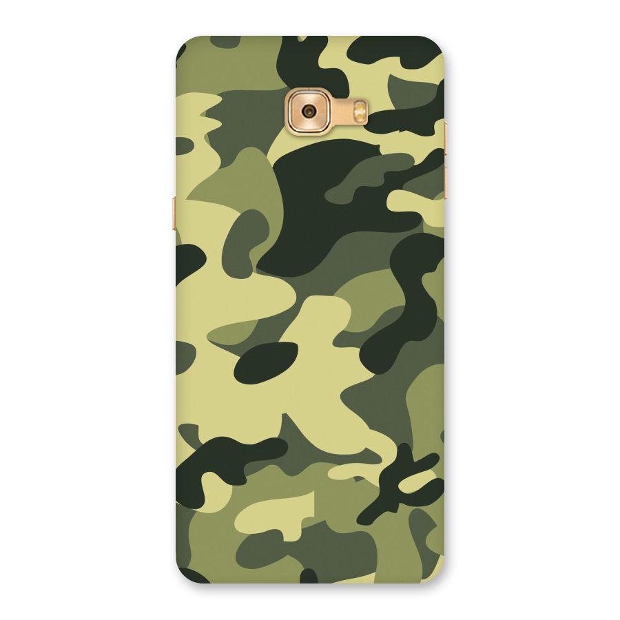Green Military Pattern Back Case for Galaxy C9 Pro